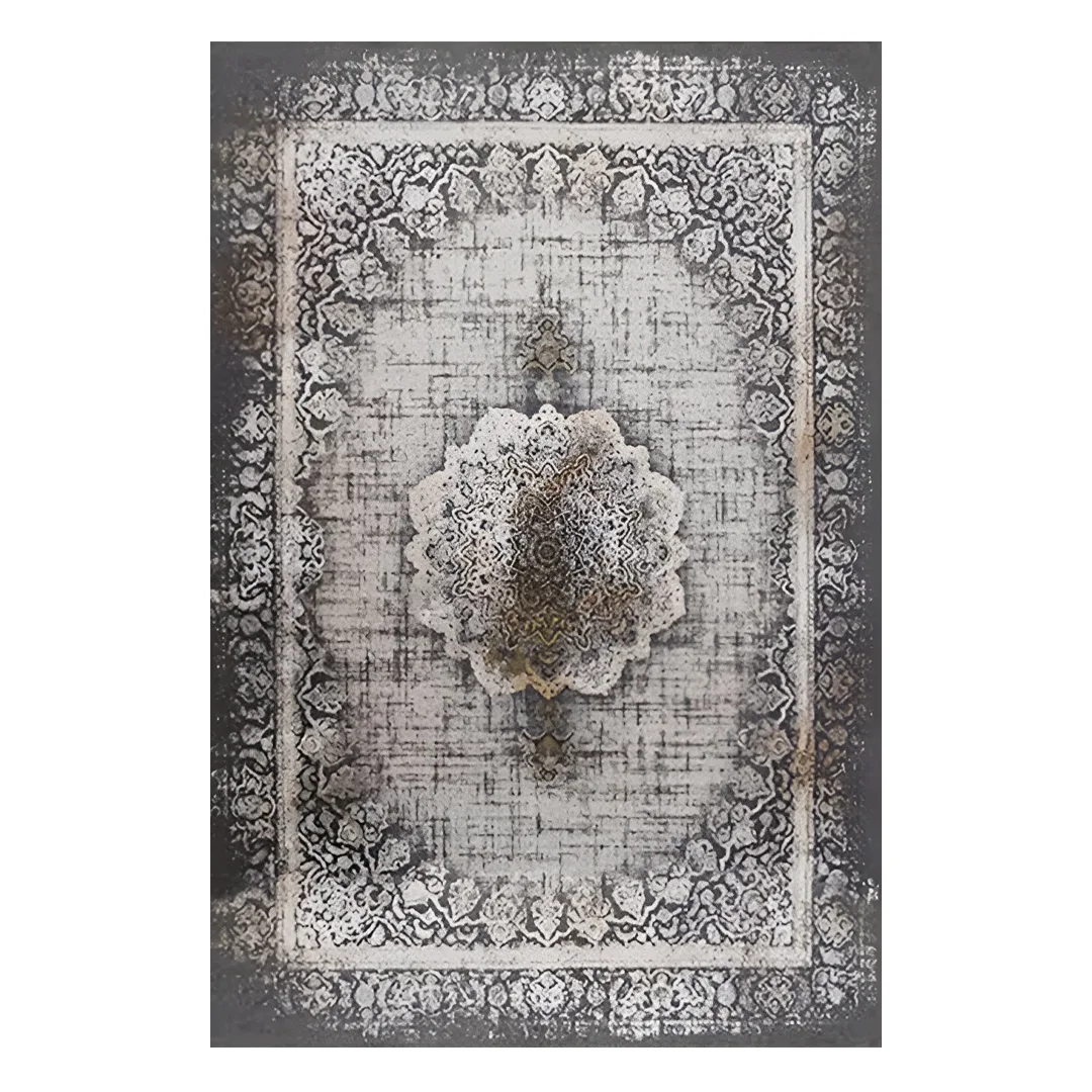 فرش مخمل نادی طرح سنتی کد O101