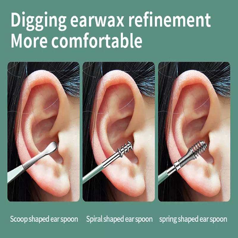 مجموعه 6 عددی ابزار تمیز کننده گوش