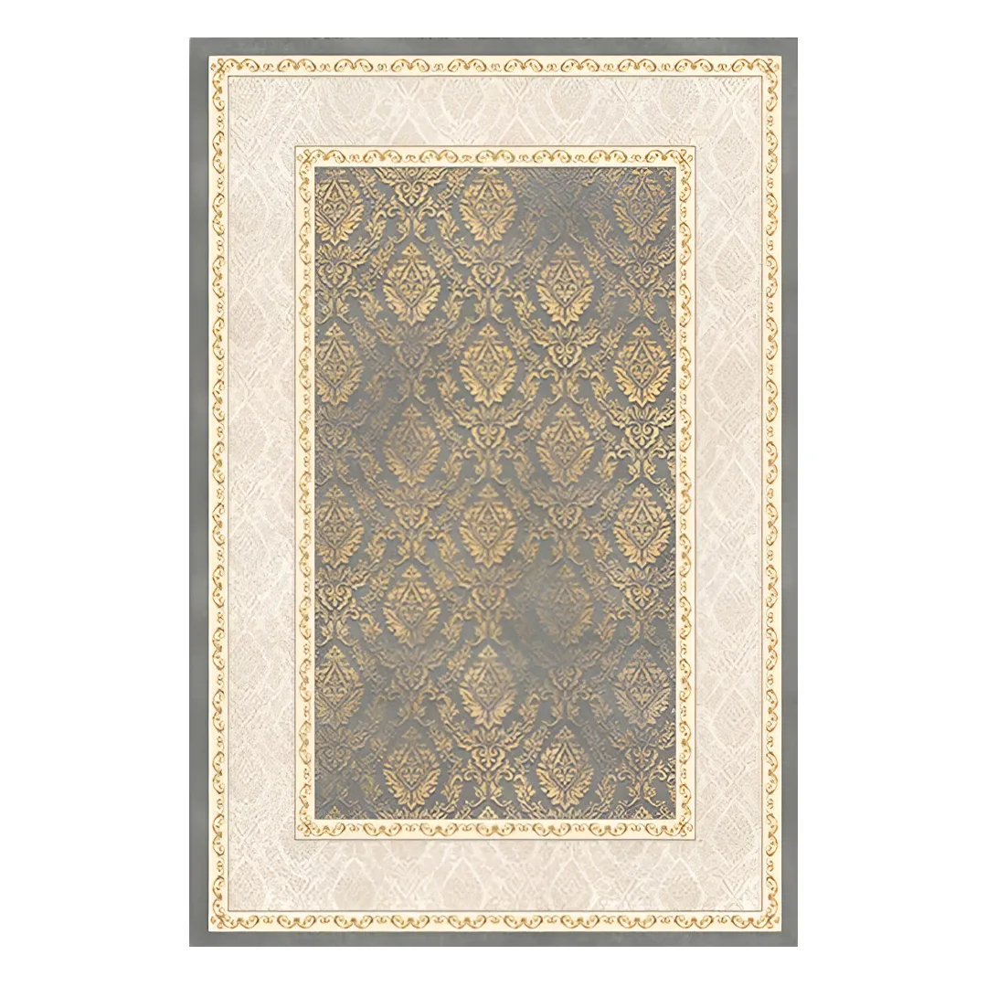 فرش مخمل نادی طرح سنتی کد O102