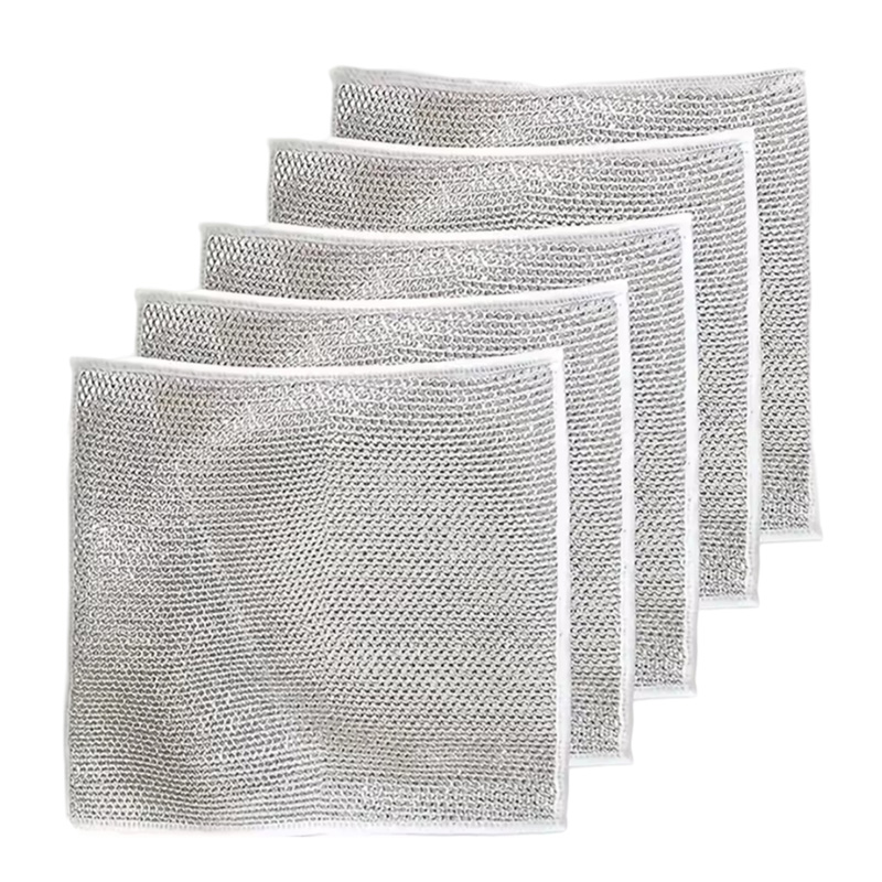 اسکاچ و دستمال توری بسته 5 عددی