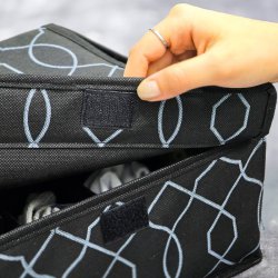 ارگانایزر توکشویی درب دار پارچه ای 13 جیب مای هوم