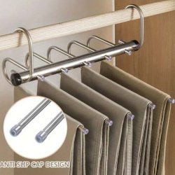 رخت آویز 5 طبقه رگالی مدل تمام استیل